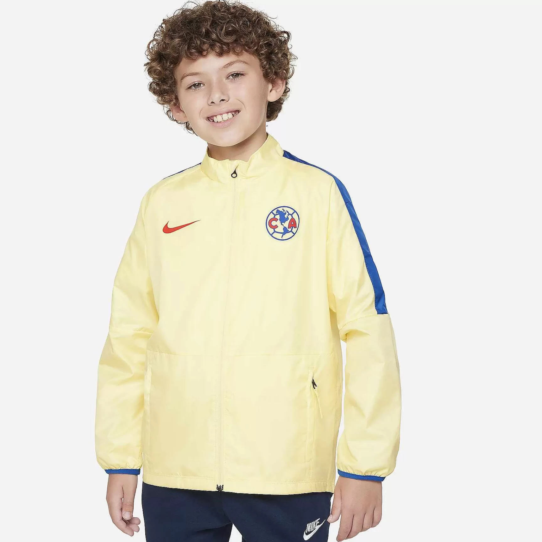 Outerwear & Jackets-Nike Outerwear & Jackets Club America Repel Academy Awf
