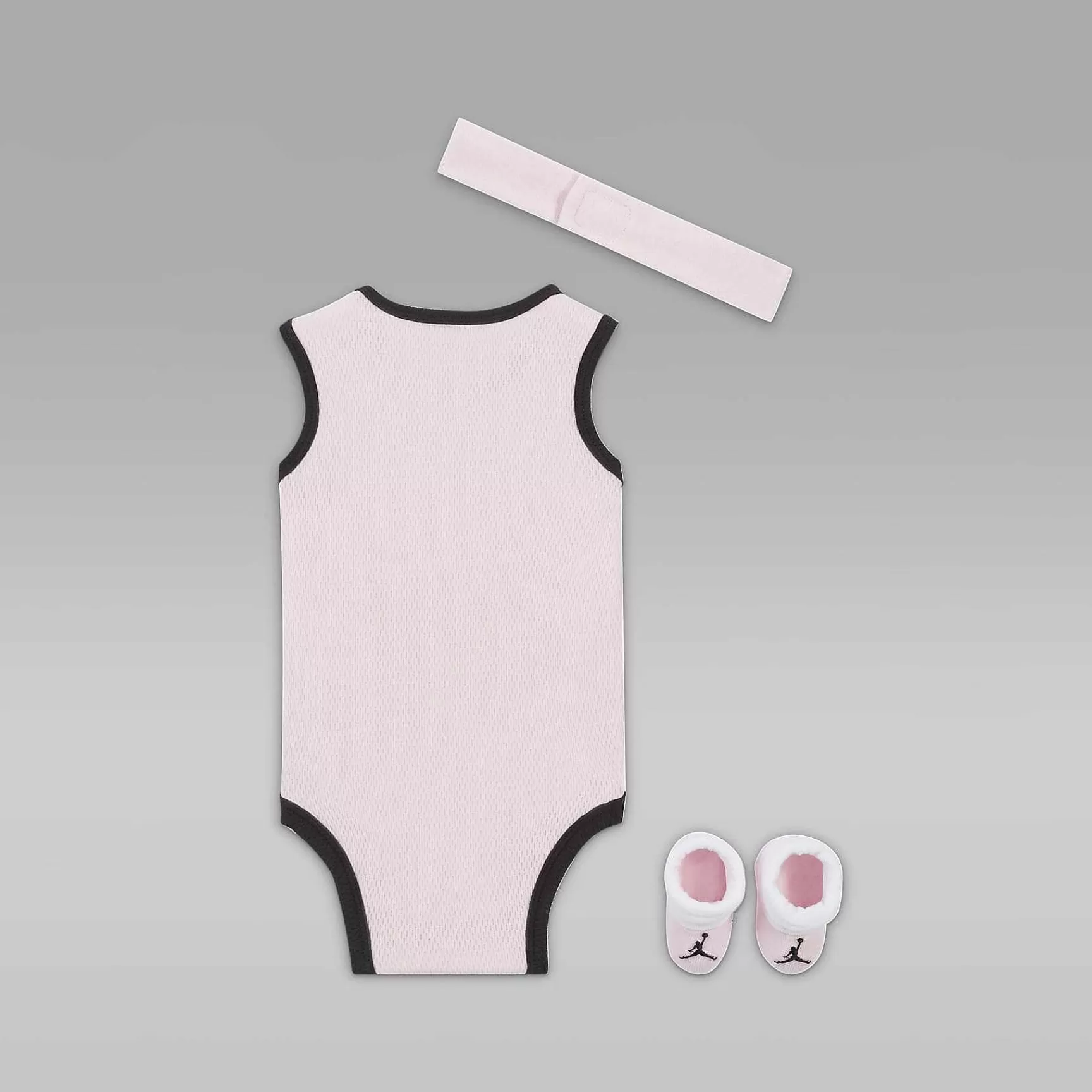 Nike Jordan 3-Piece Mesh Jersey Bodysuit Box Set