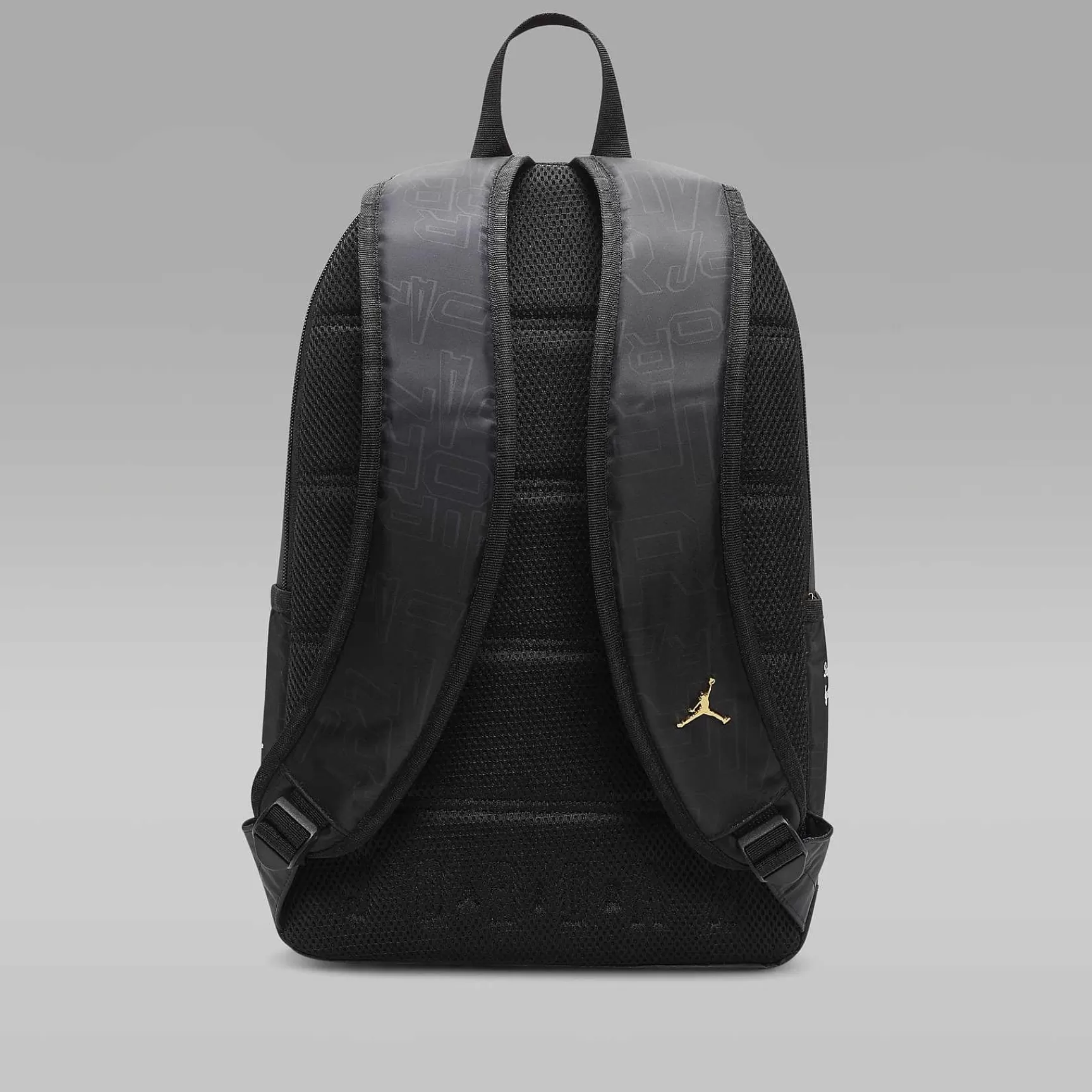 Nike Jordan Black And Gold Backpack