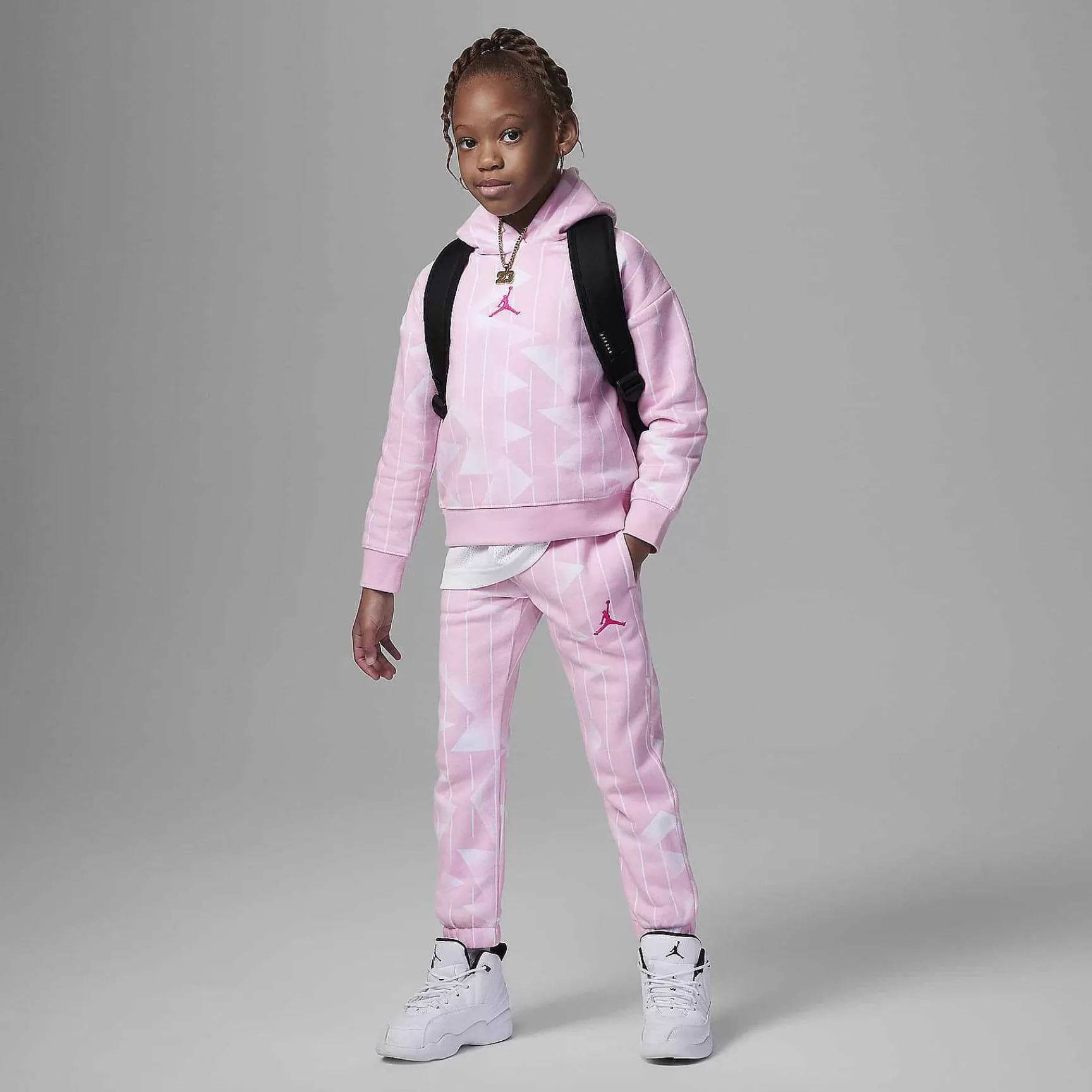 Matching Sets-Nike Matching Sets Jordan Essentials Printed Fleece Pants