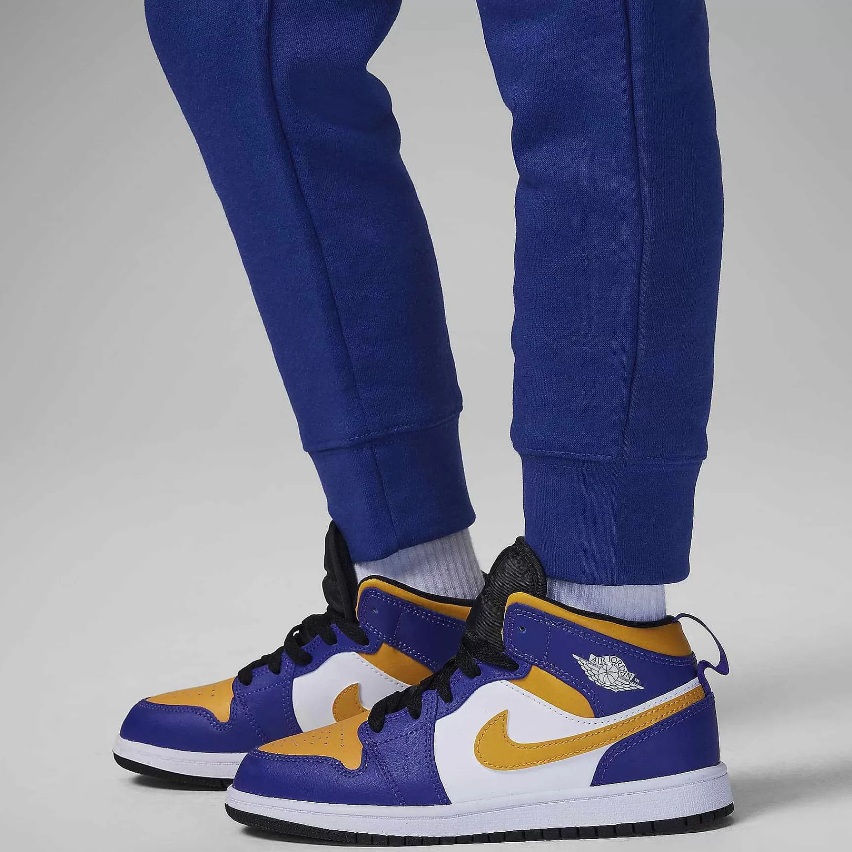 Jordan-Nike Jordan Jordan Lil' Champ Printed Long Sleeve Tee And Pants Set