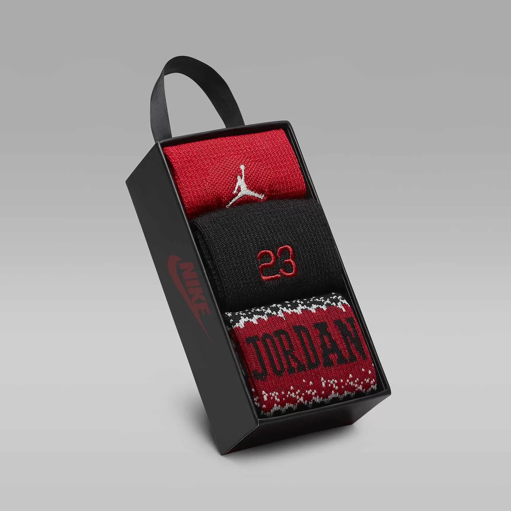 Socks-Nike Socks Jordan Mj Holiday Crew Socks (3 Pairs)