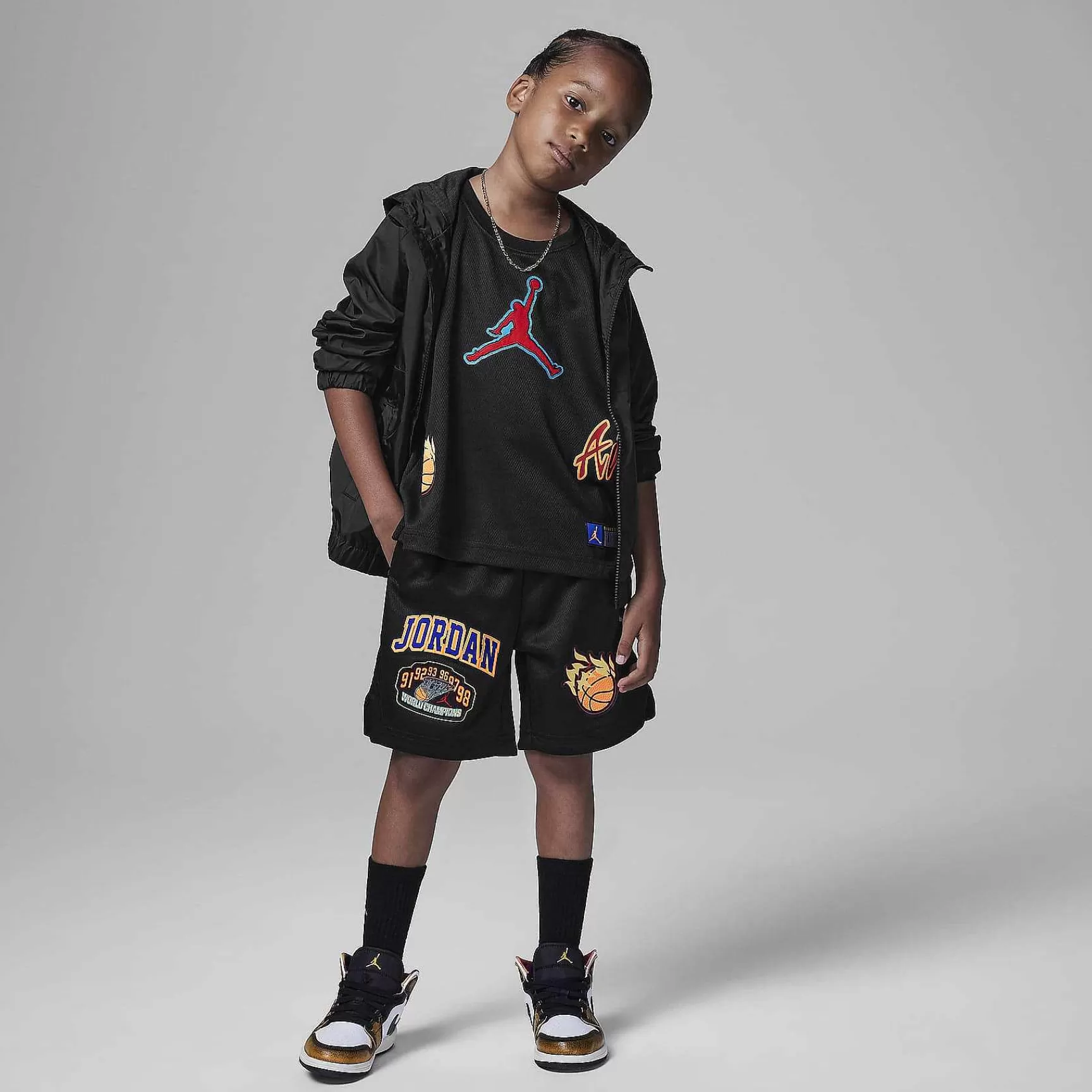 Matching Sets-Nike Matching Sets Jordan Patch Pack Jersey