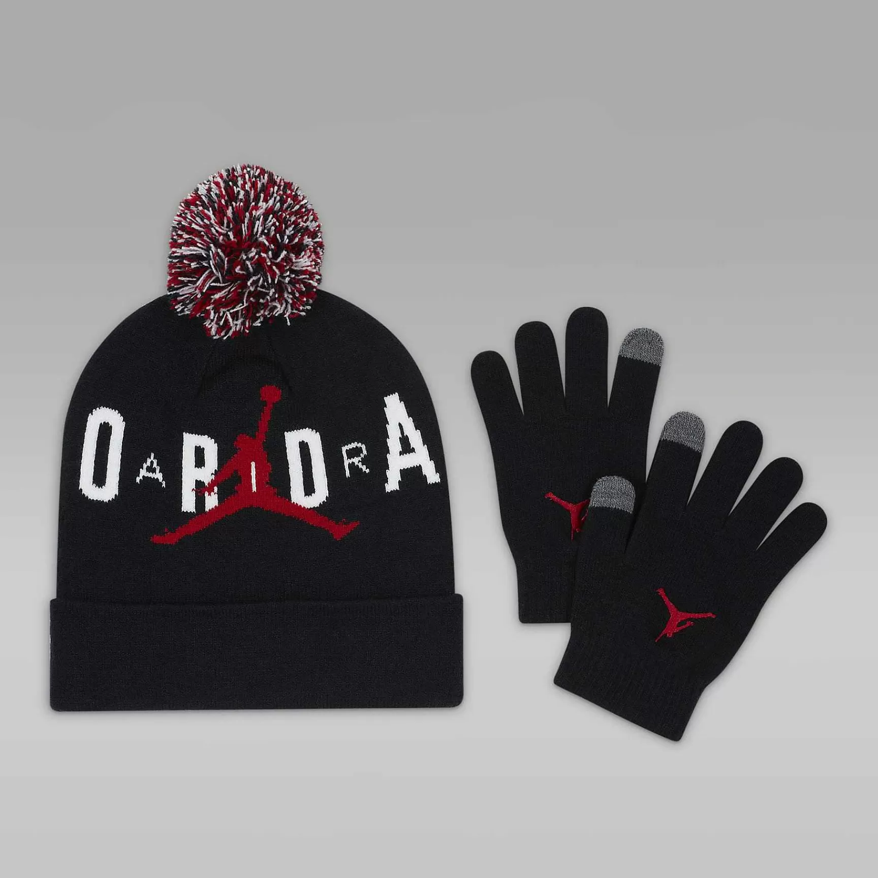 Nike Jordan Pom Beanie Set