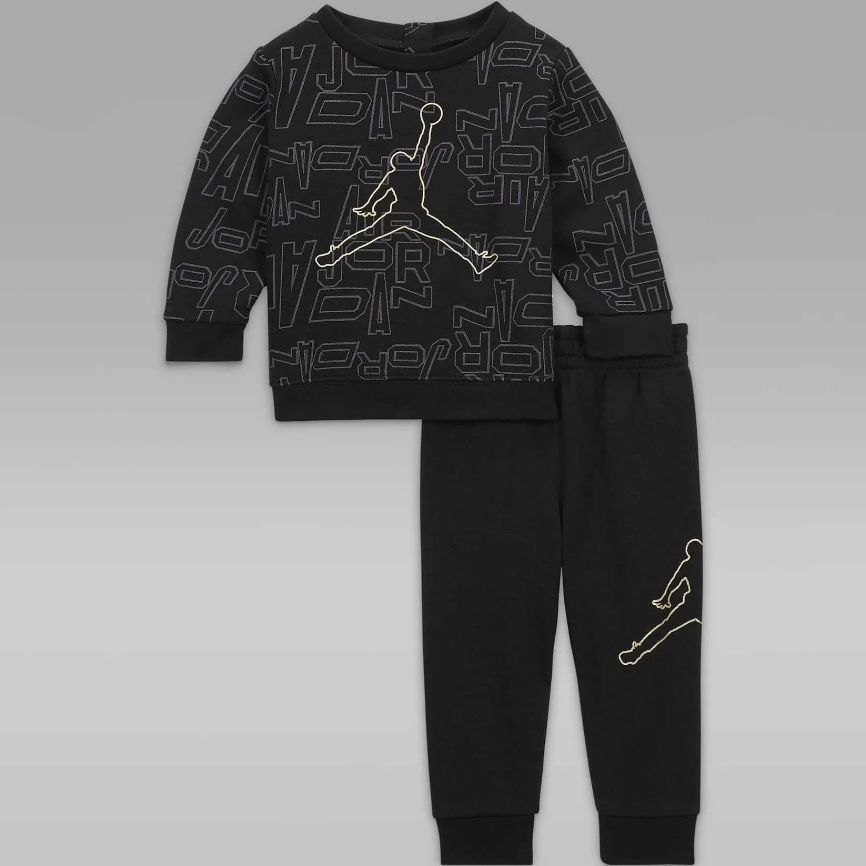 Jordan-Nike Jordan Jordan Take Flight And Gold Crew Set