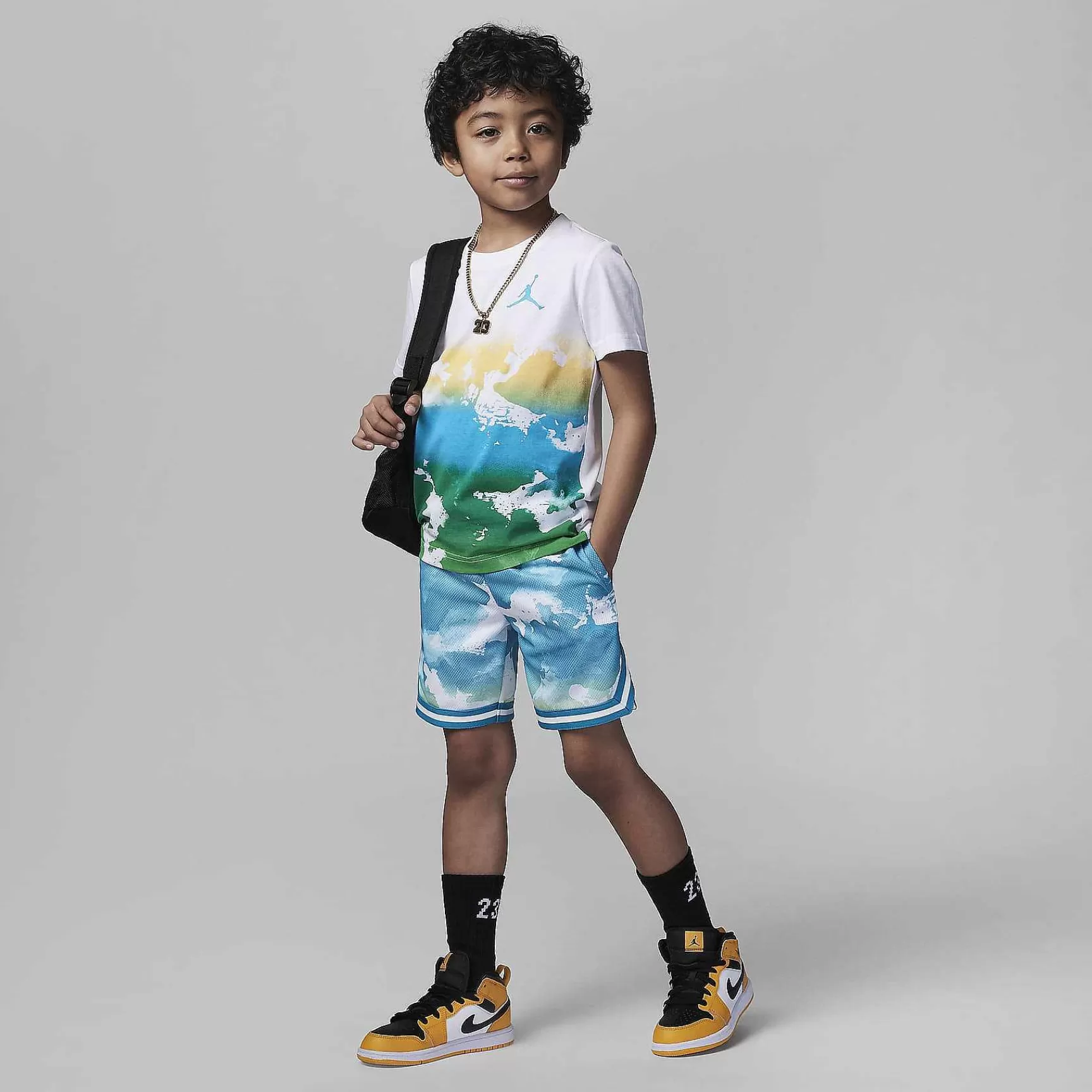 Shorts-Nike Shorts Jordan Watercolor Remix Shorts