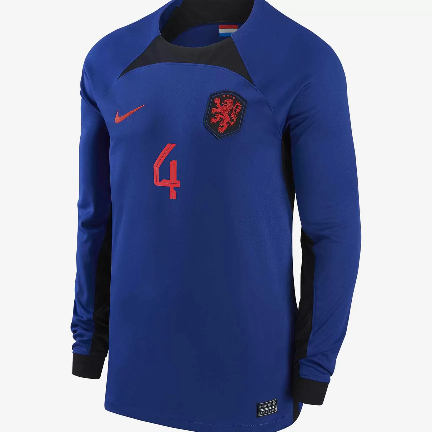 Tops & T-Shirts-Nike Tops & T-Shirts Netherlands National Team 2022/23 Stadium Away (Virgil Van Dijk)
