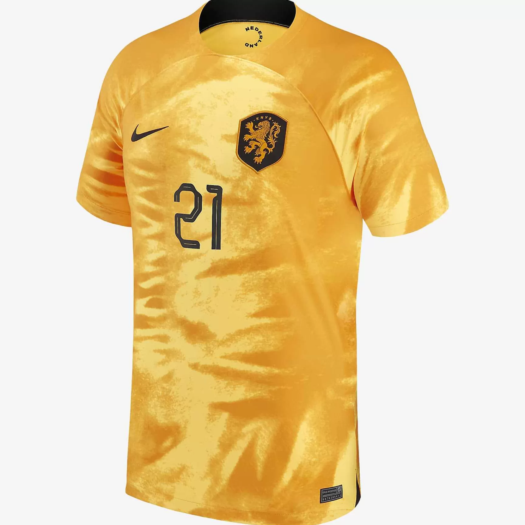 Tops & T-Shirts-Nike Tops & T-Shirts Netherlands National Team 2022/23 Stadium Home (Frenkie De Jong)