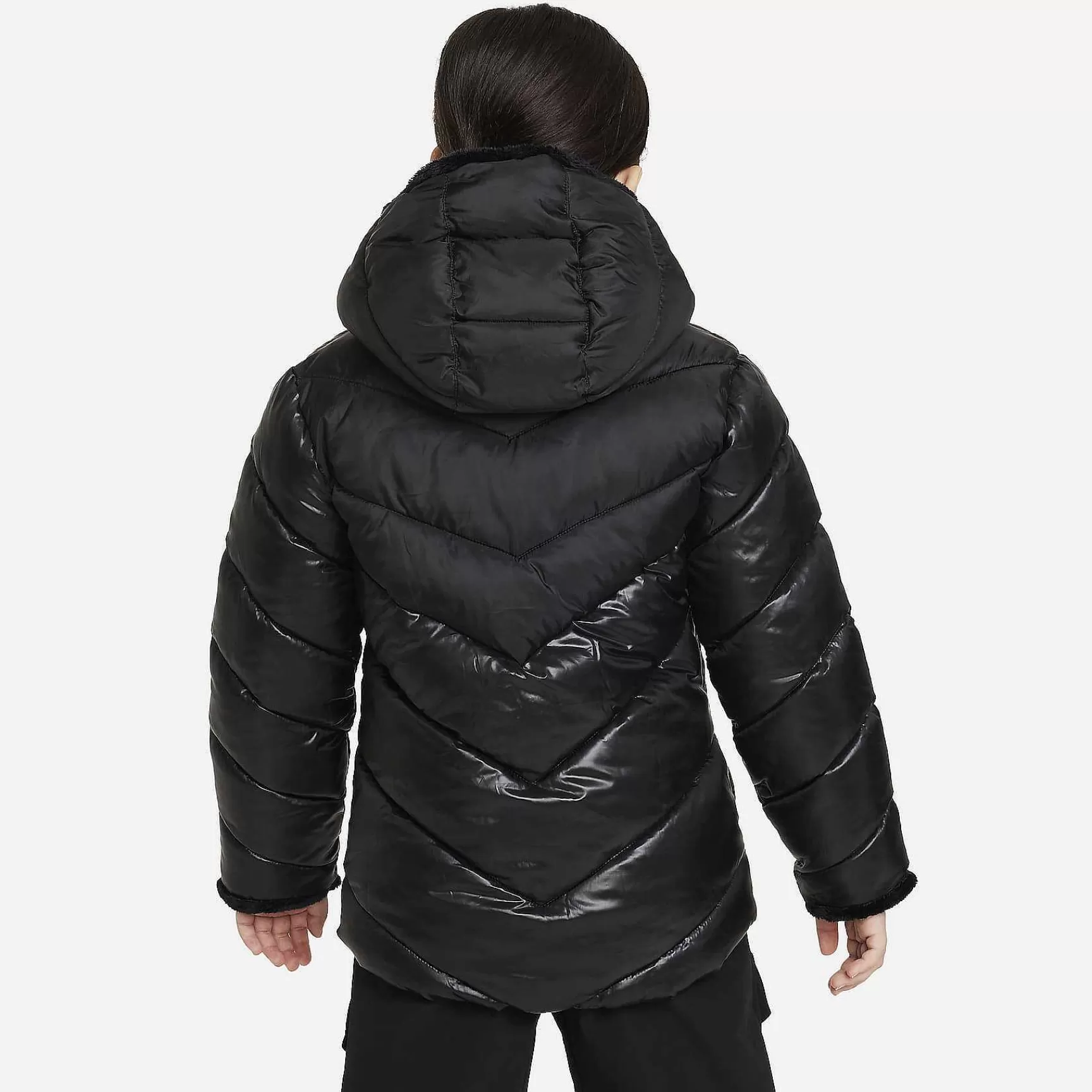 Outerwear & Jackets-Nike Outerwear & Jackets Colorblock Chevron Puffer Jacket