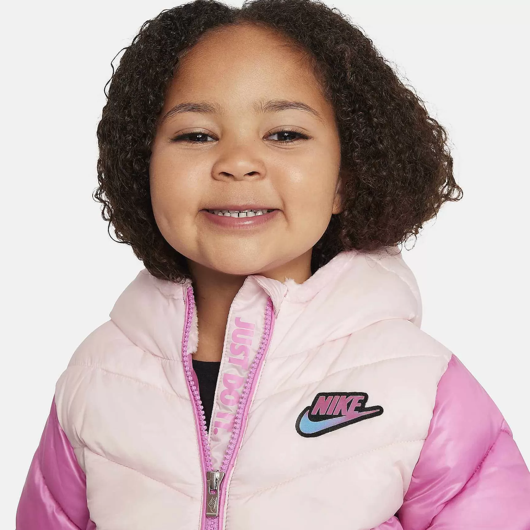 Outerwear & Jackets-Nike Outerwear & Jackets Colorblock Chevron Puffer Jacket
