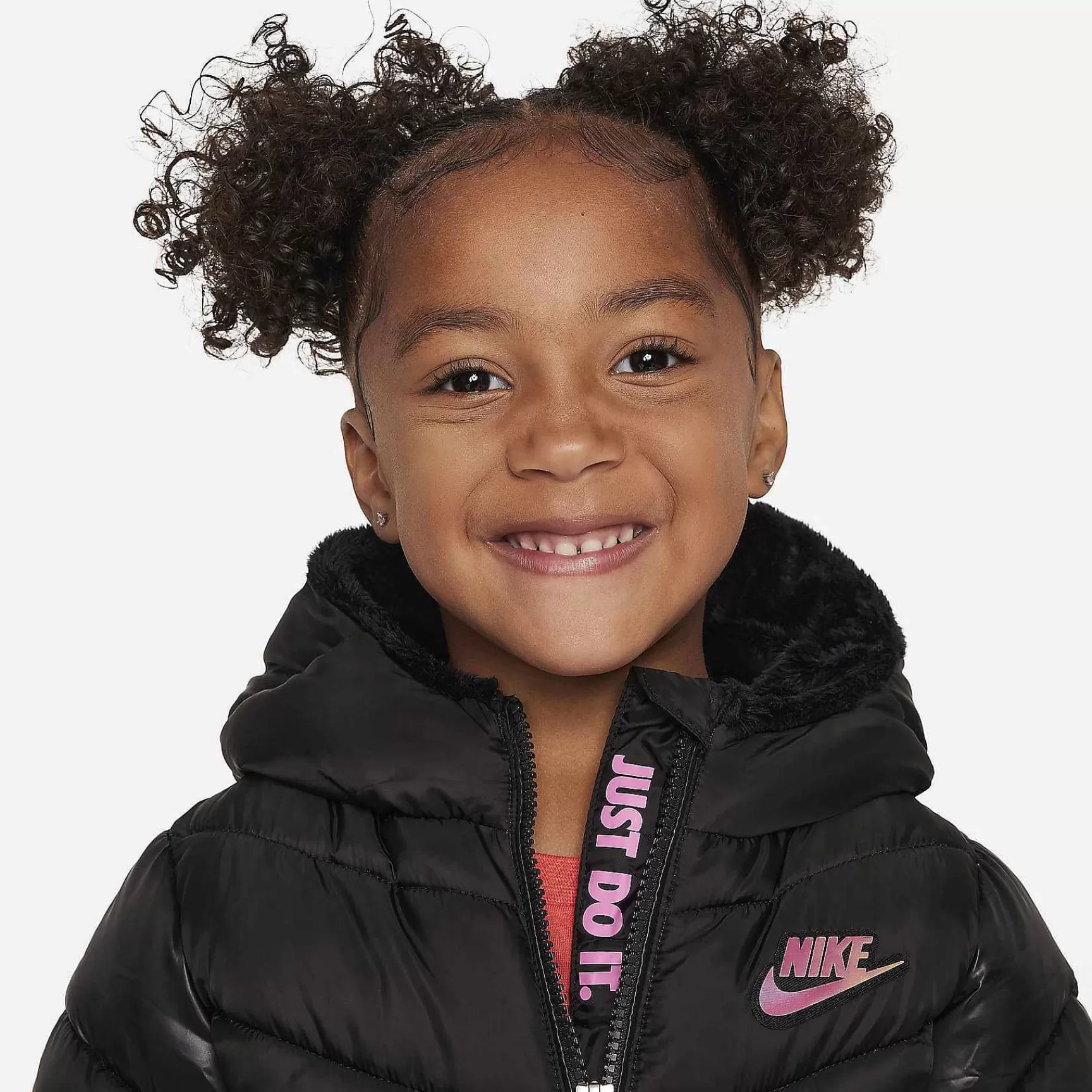 Outerwear & Jackets-Nike Outerwear & Jackets Colorblock Chevron Puffer Jacket