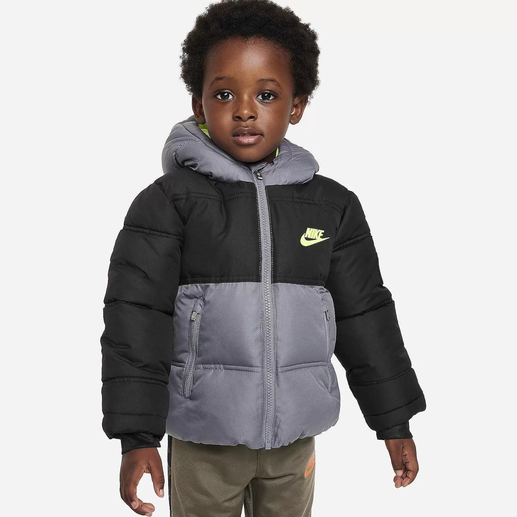 Outerwear & Jackets-Nike Outerwear & Jackets Colorblock Puffer