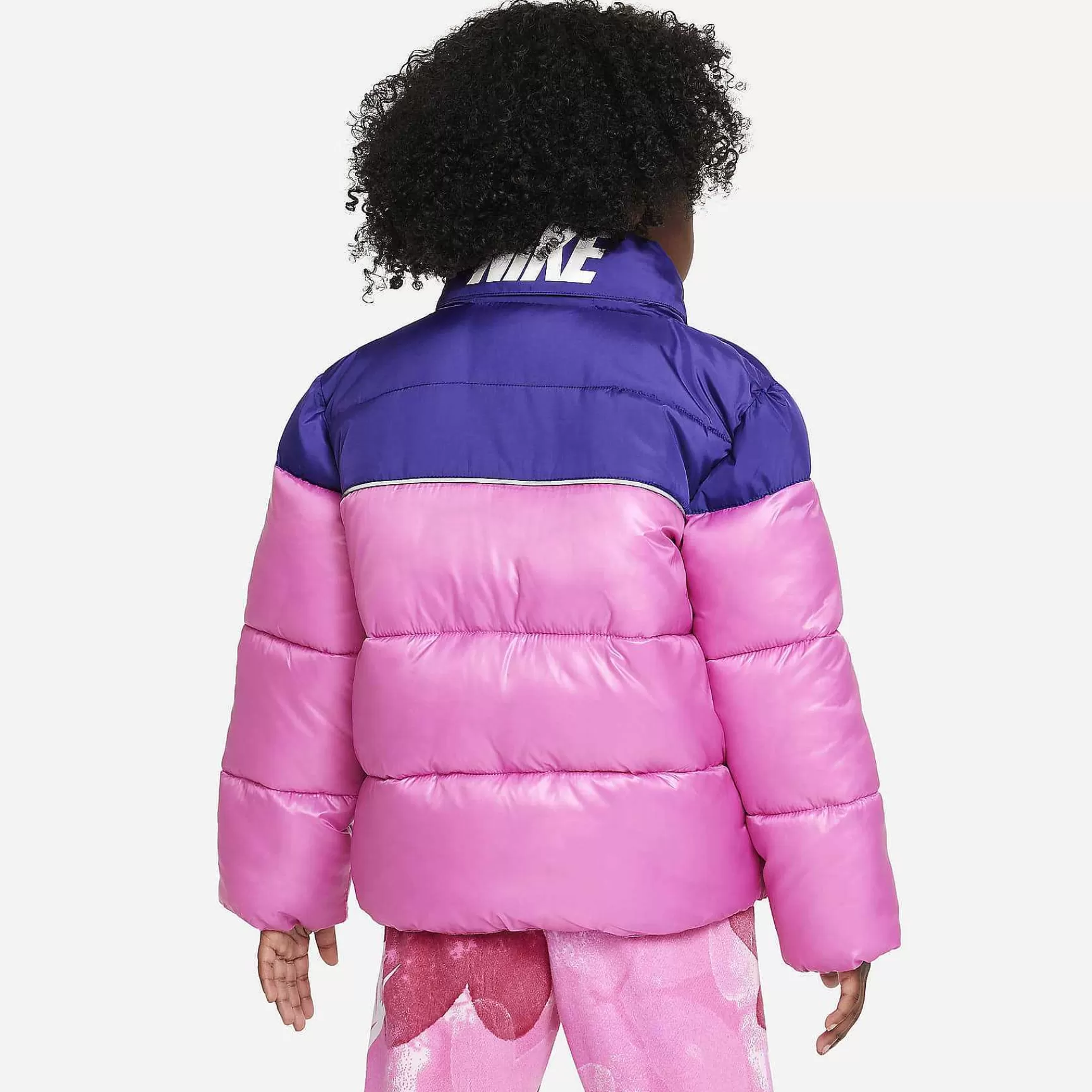 Outerwear & Jackets-Nike Outerwear & Jackets Colorblock Puffer Jacket