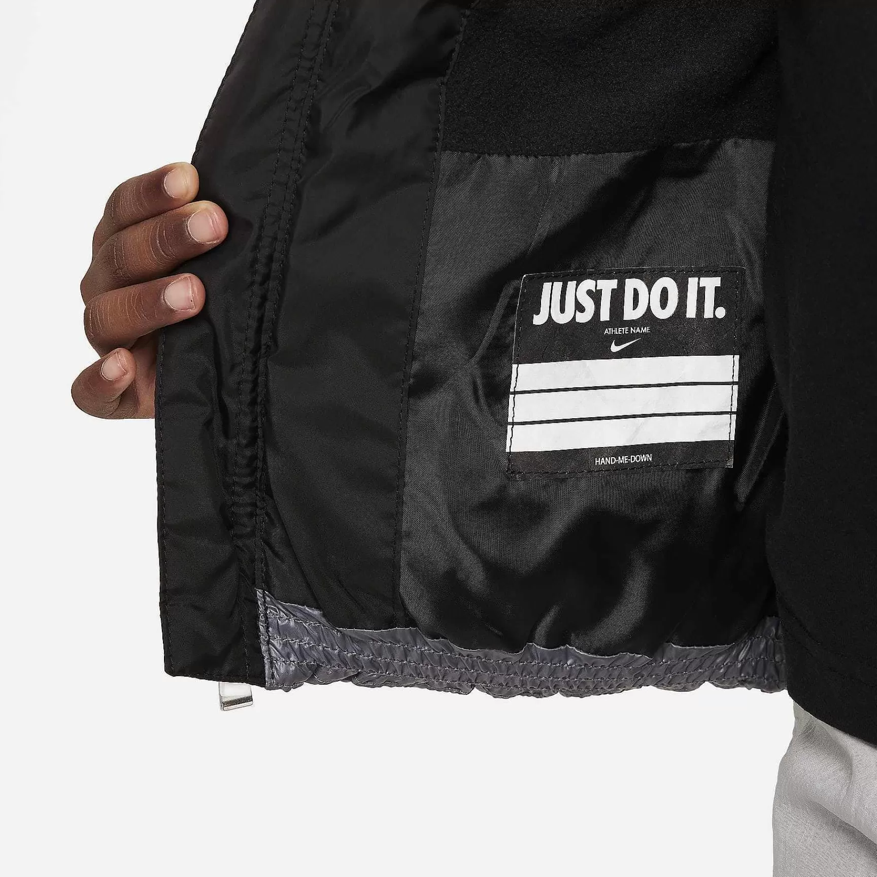 Outerwear & Jackets-Nike Outerwear & Jackets Colorblock Puffer Jacket