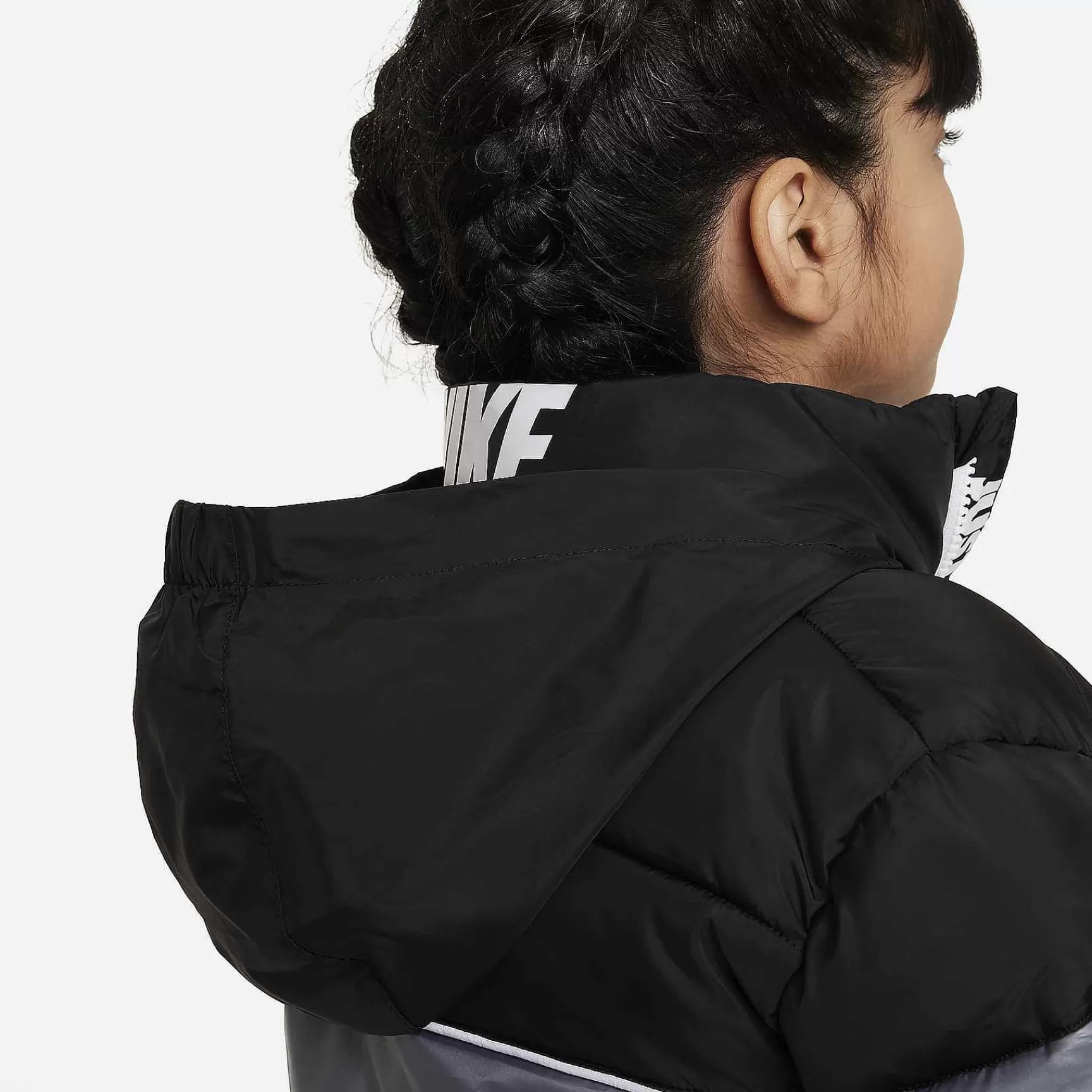 Outerwear & Jackets-Nike Outerwear & Jackets Colorblock Puffer Jacket