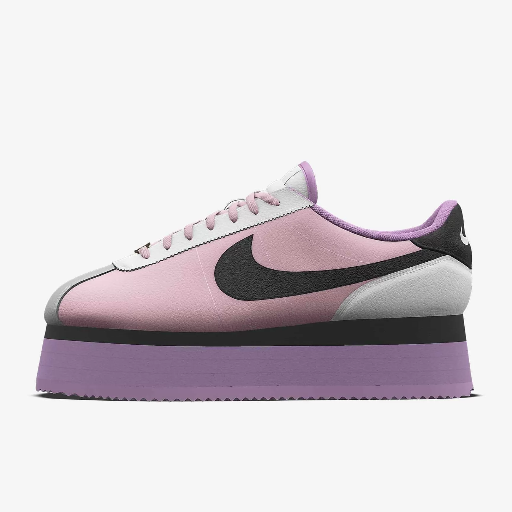 Lifestyle-Nike Lifestyle Cortez Platform Unlocked By You Greatest Gift