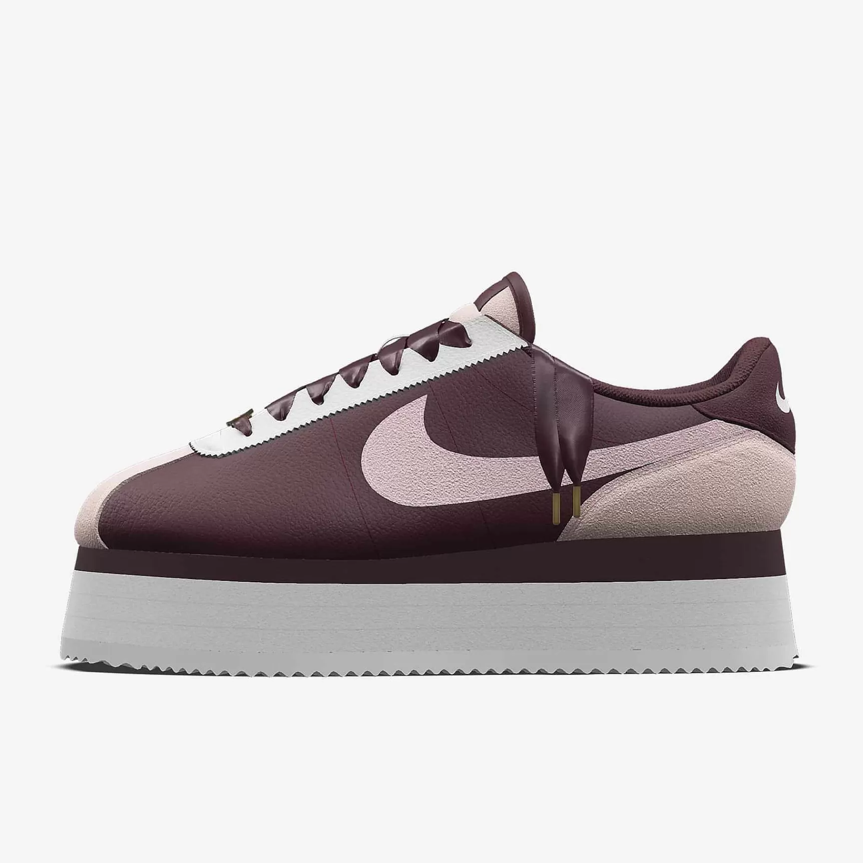 Lifestyle-Nike Lifestyle Cortez Platform Unlocked By You Greatest Gift