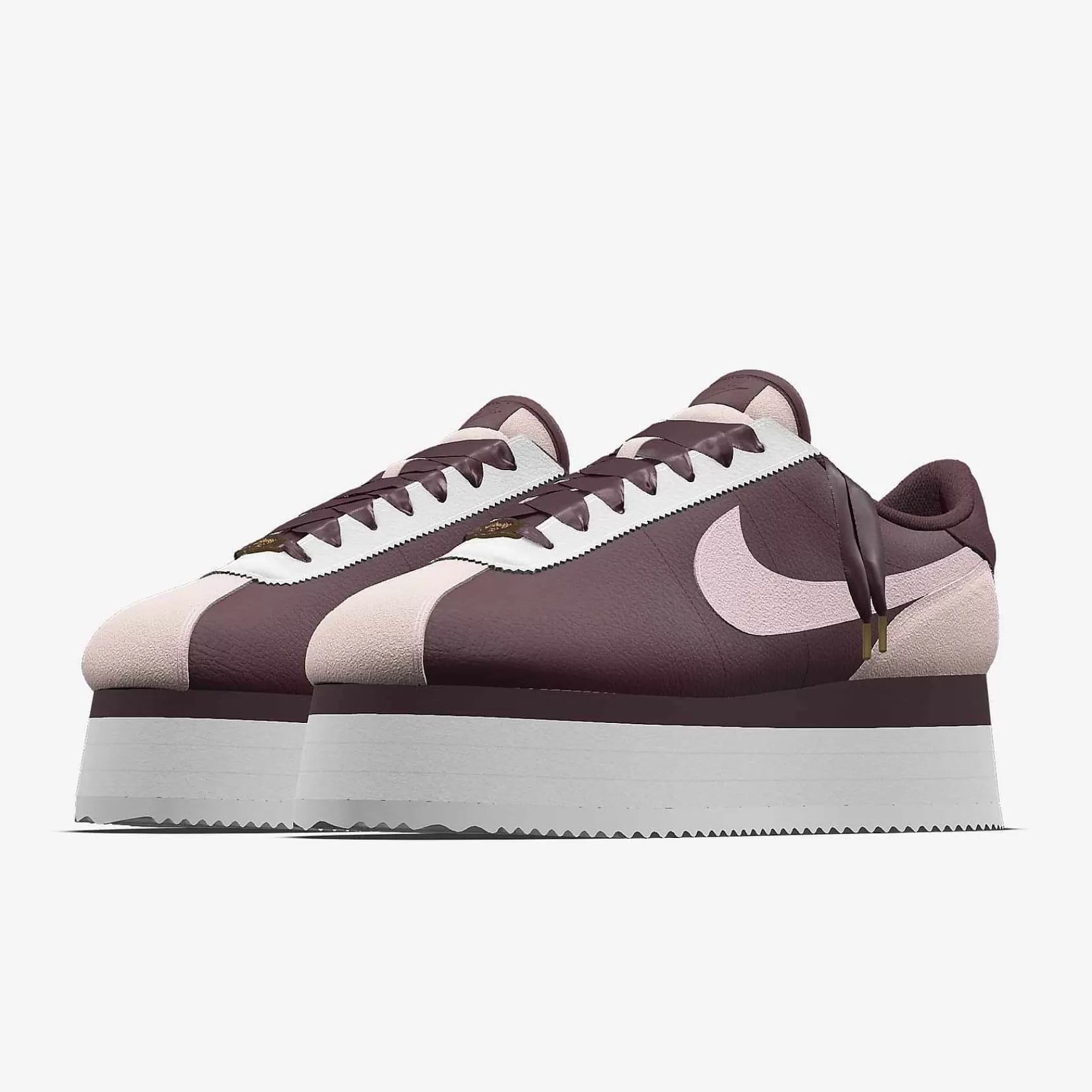 Lifestyle-Nike Lifestyle Cortez Platform Unlocked By You Greatest Gift