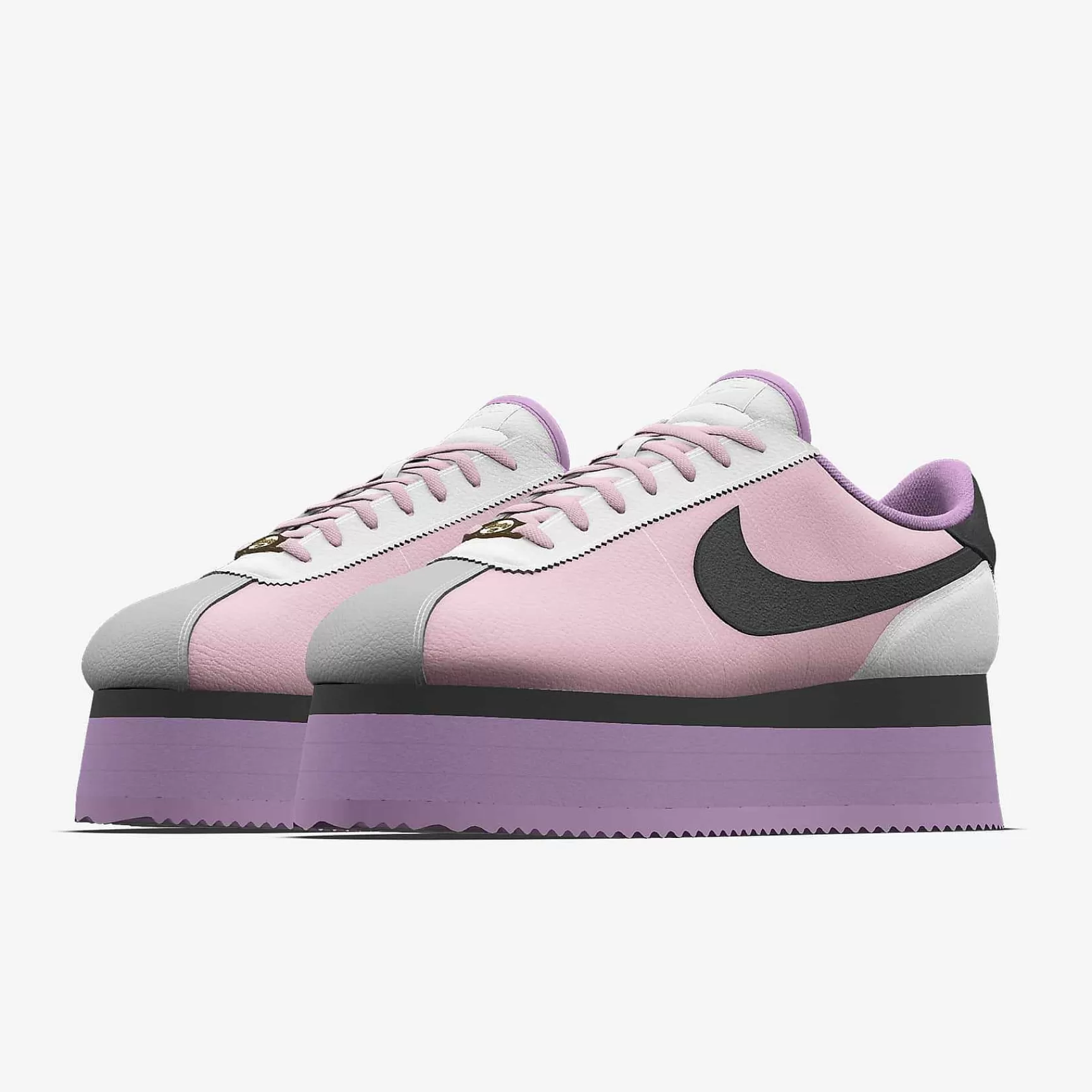 Lifestyle-Nike Lifestyle Cortez Platform Unlocked By You Greatest Gift