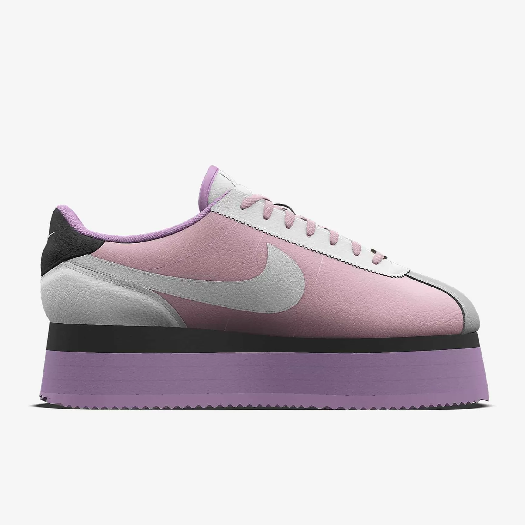 Lifestyle-Nike Lifestyle Cortez Platform Unlocked By You Greatest Gift