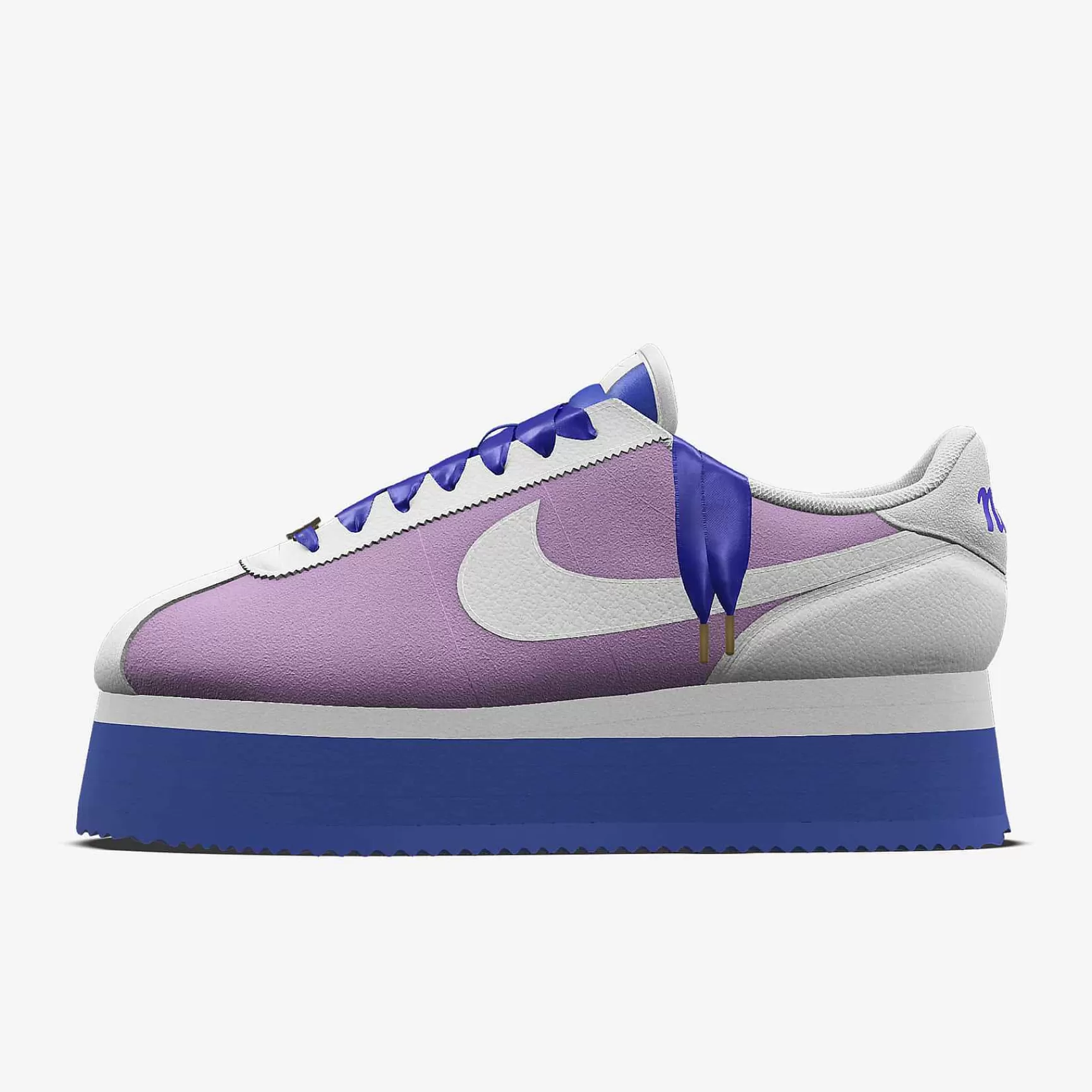 Lifestyle-Nike Lifestyle Cortez Platform Unlocked By You Greatest Gift