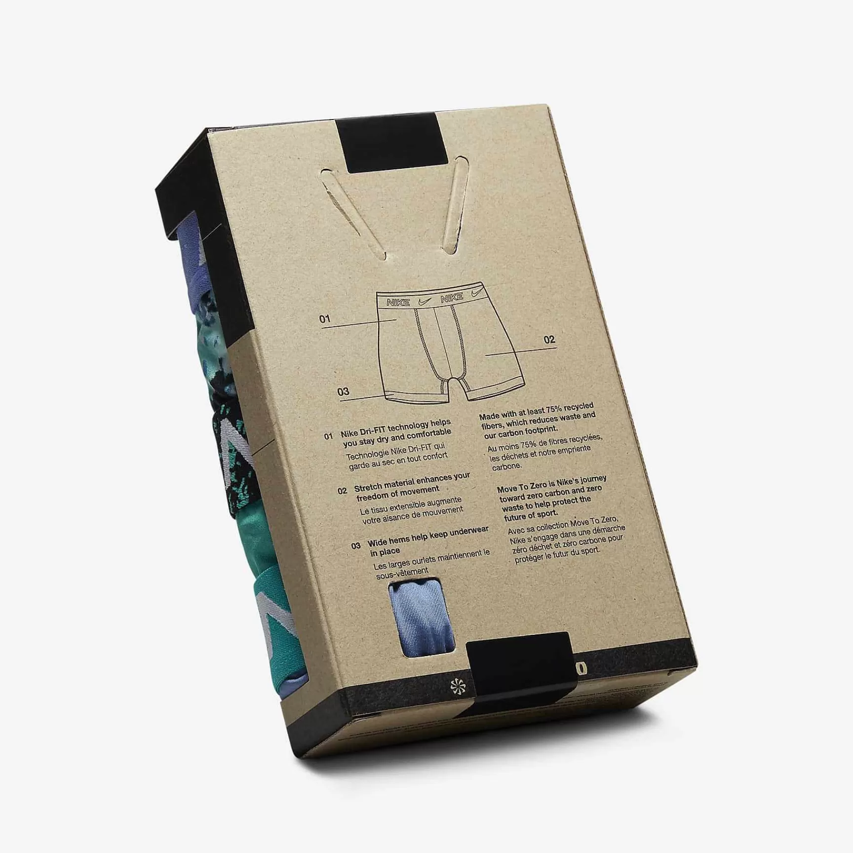Underwear-Nike Underwear Dri-Fit Micro Print