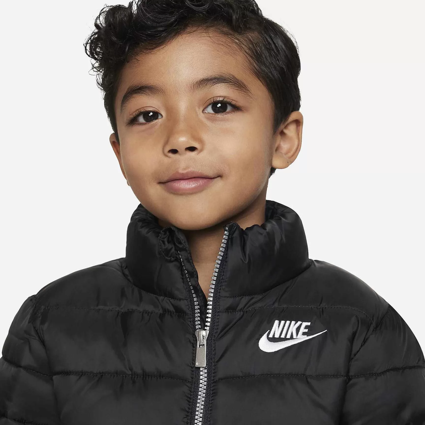 Outerwear & Jackets-Nike Outerwear & Jackets Solid Puffer Jacket