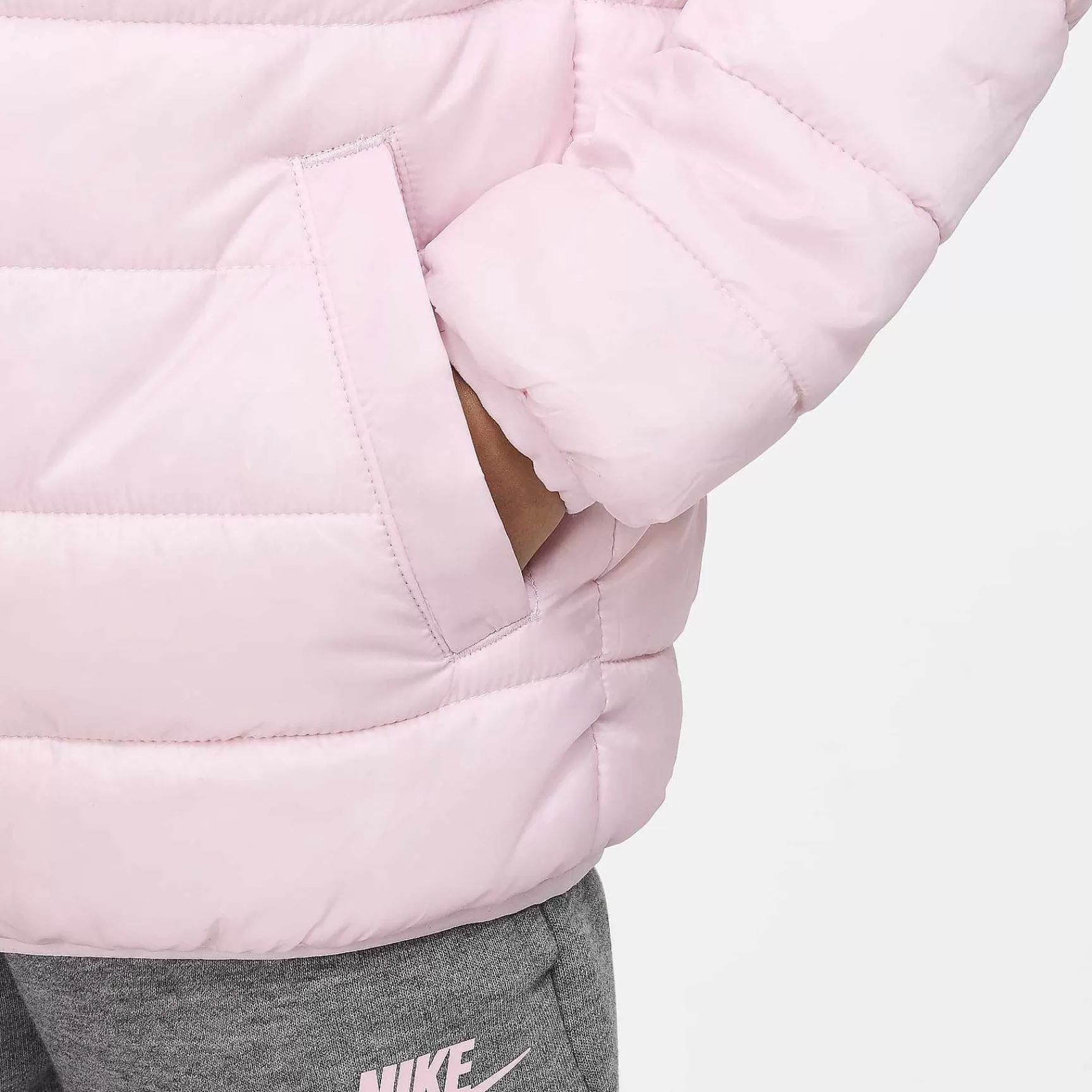 Outerwear & Jackets-Nike Outerwear & Jackets Solid Puffer Jacket