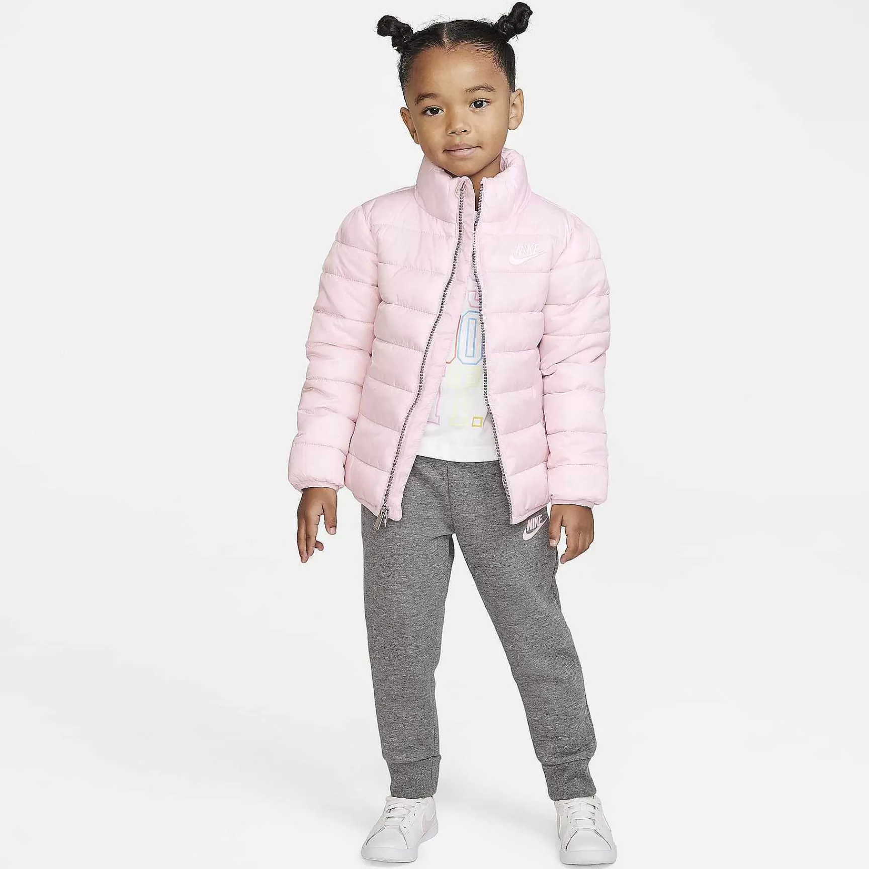Outerwear & Jackets-Nike Outerwear & Jackets Solid Puffer Jacket