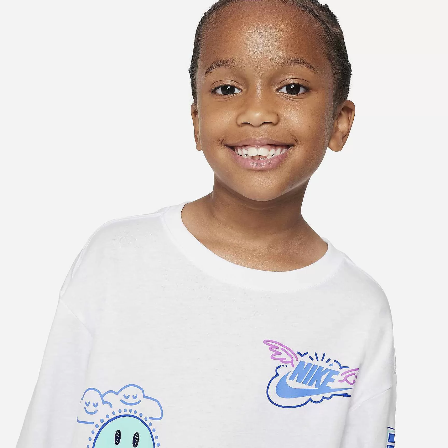 Tops & T-Shirts-Nike Tops & T-Shirts Sportswear "Art Of Play" Relaxed Long Sleeve Tee