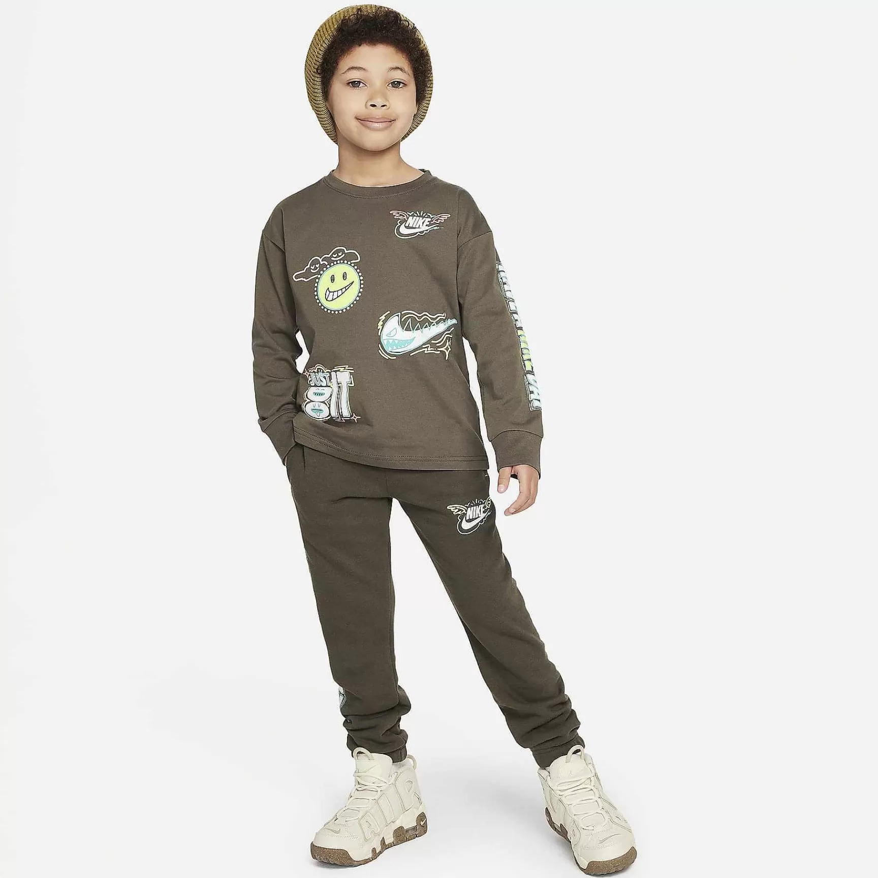 Tops & T-Shirts-Nike Tops & T-Shirts Sportswear "Art Of Play" Relaxed Long Sleeve Tee