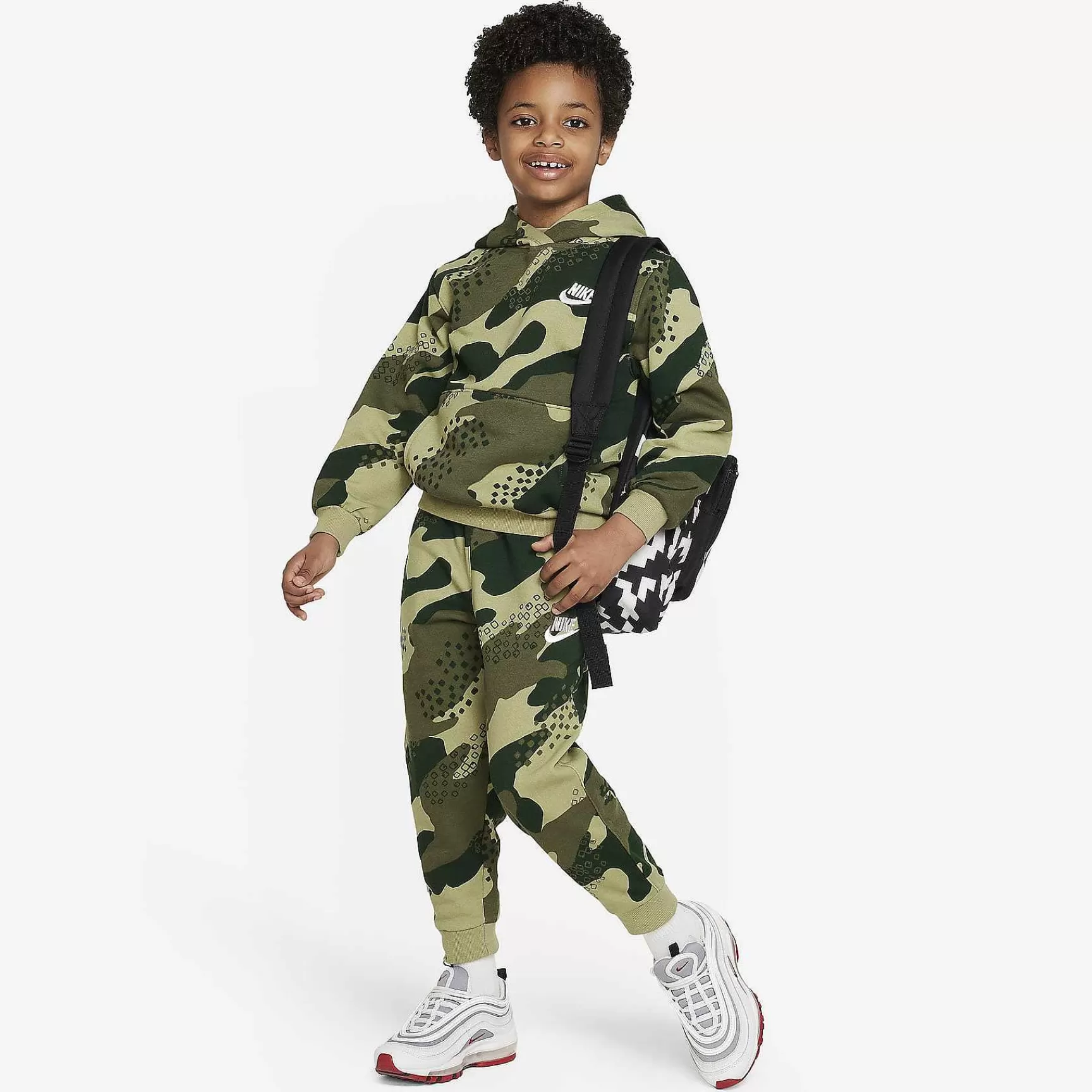 Matching Sets-Nike Matching Sets Sportswear Club Camo Joggers