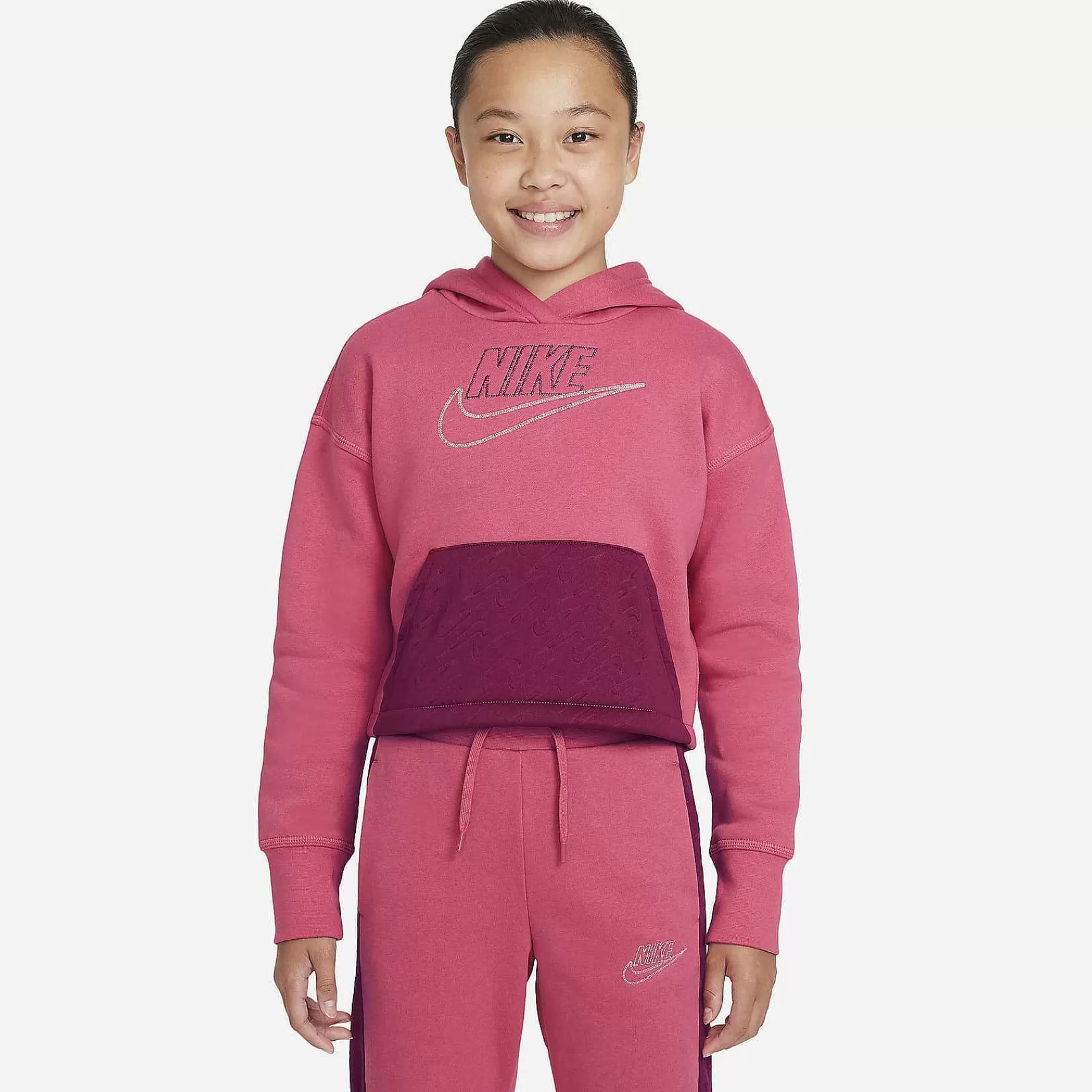 Hoodies & Sweatshirts-Nike Hoodies & Sweatshirts Sportswear Club Fleece Icon Clash