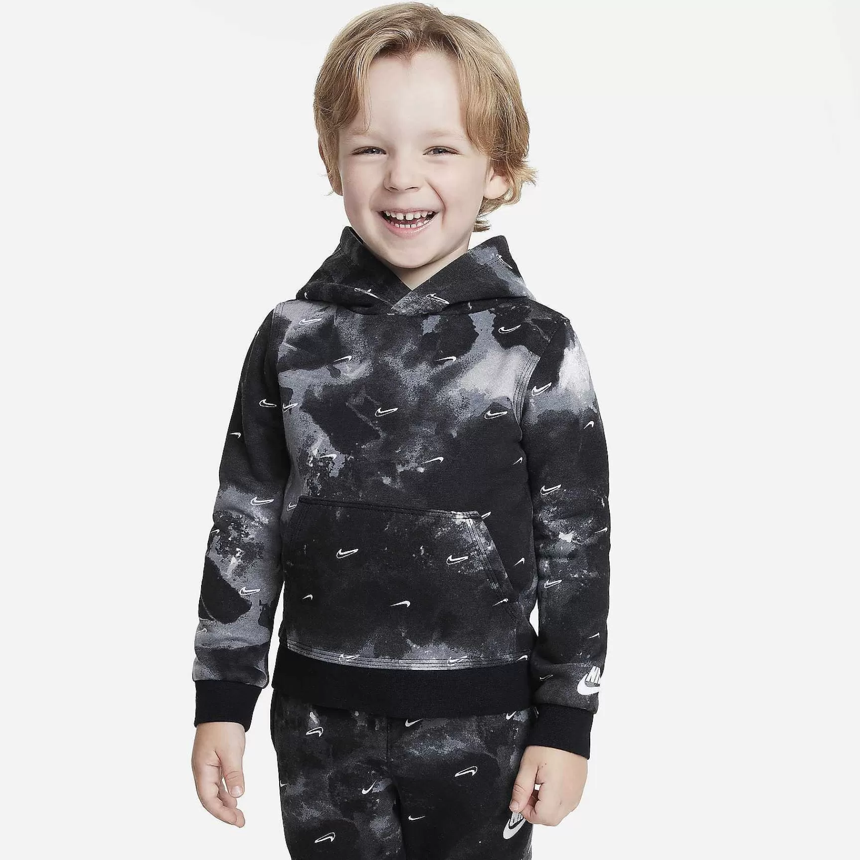 Hoodies & Sweatshirts-Nike Hoodies & Sweatshirts Sportswear Club Marble Fleece Pullover Hoodie